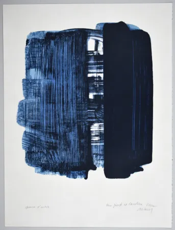 Lithografie Soulages - LITHOGRAPHIE 33