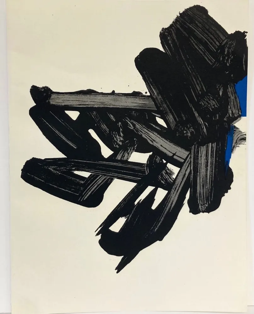 Lithografie Soulages - Lithographie n° 17. 1964.
