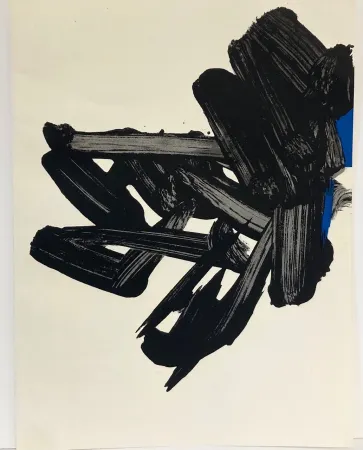 Lithografie Soulages - Lithographie n° 17. 1964.