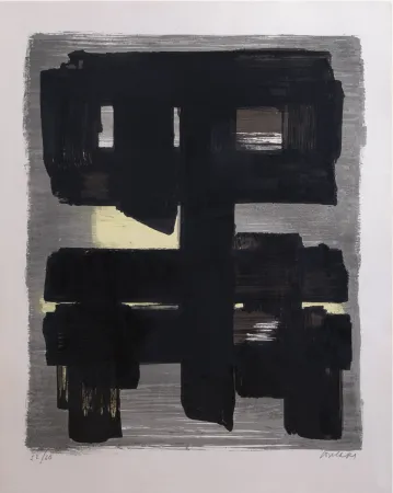 Lithografie Soulages - Lithographie n°1