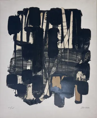 Lithografie Soulages - Lithographie n°11 