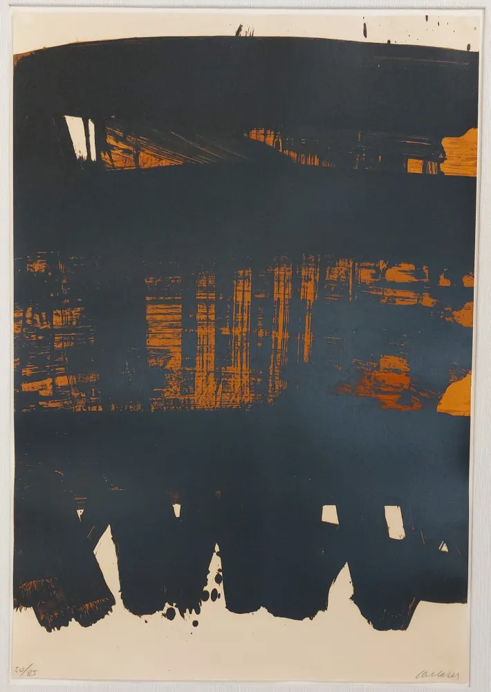 Lithografie Soulages - Lithographie n°22 