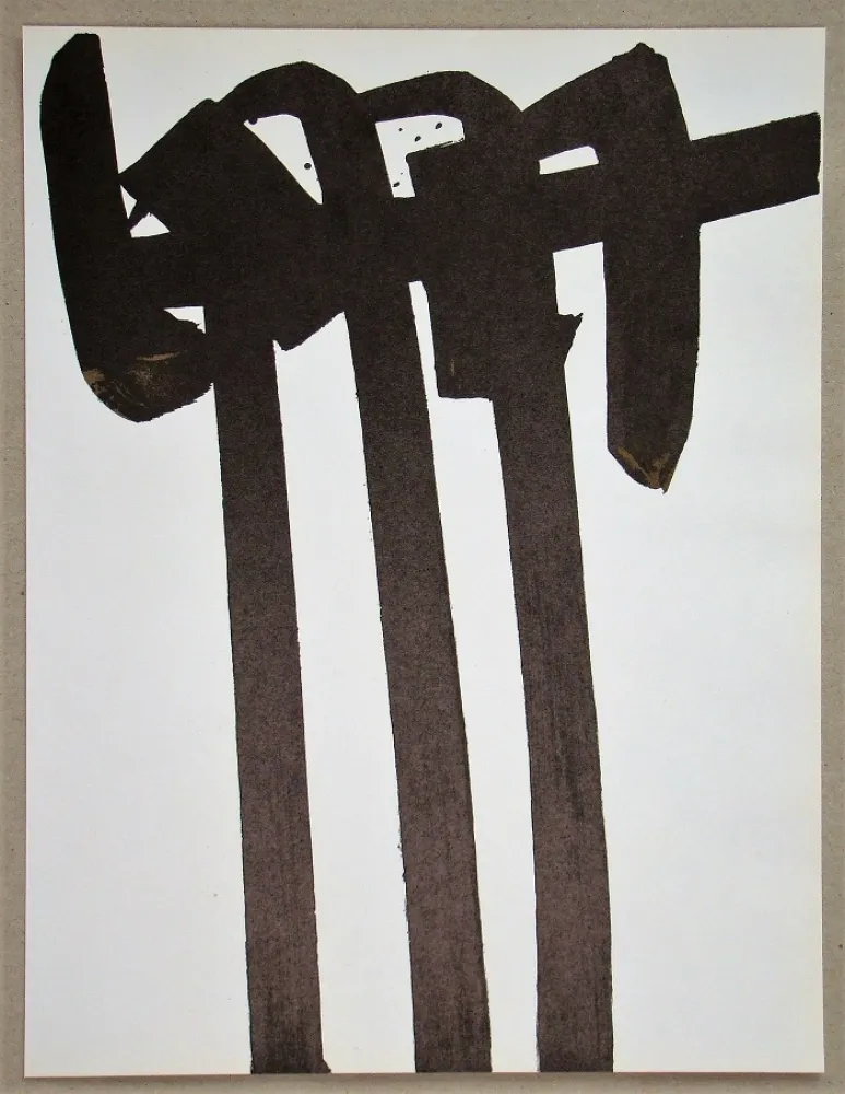 Lithografie Soulages - Lithographie N°28