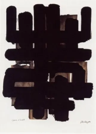 Lithografie Soulages - Lithographie n°3