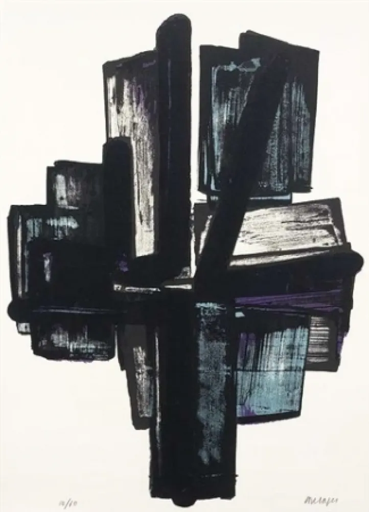 Lithografie Soulages - Lithographie n°4