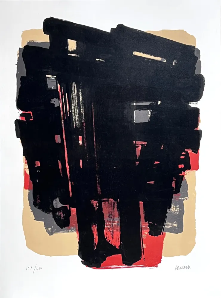 Lithografie Soulages - Lithographie n°8 