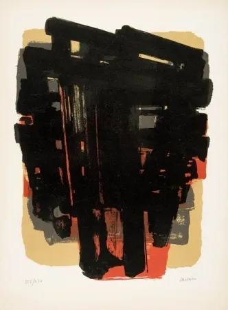 Lithografie Soulages - Lithographie n°8