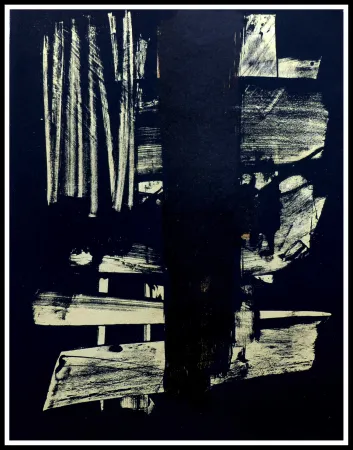 Geen Techniek Soulages - Lithographie N°9