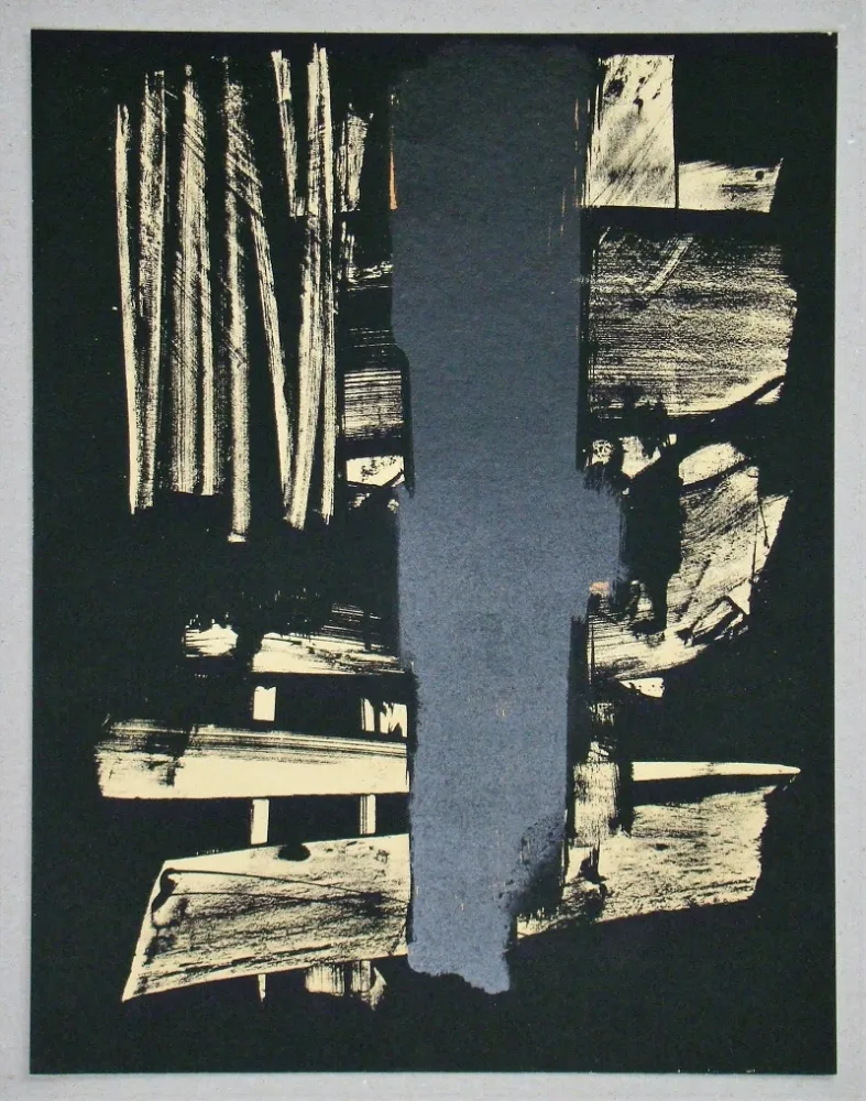 Lithografie Soulages - Lithographie N°9