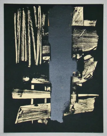 Lithografie Soulages - Lithographie N°9