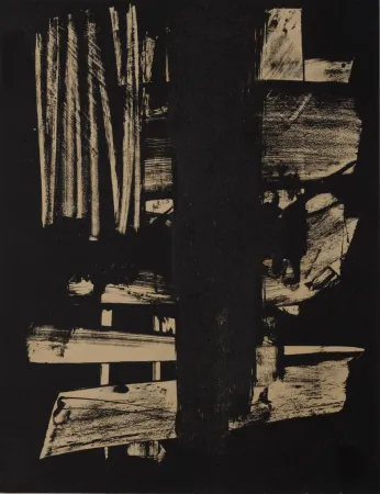 Lithografie Soulages - Lithographie N°9