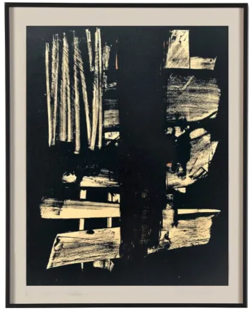 Lithografie Soulages - Lithographie N°9, 1959
