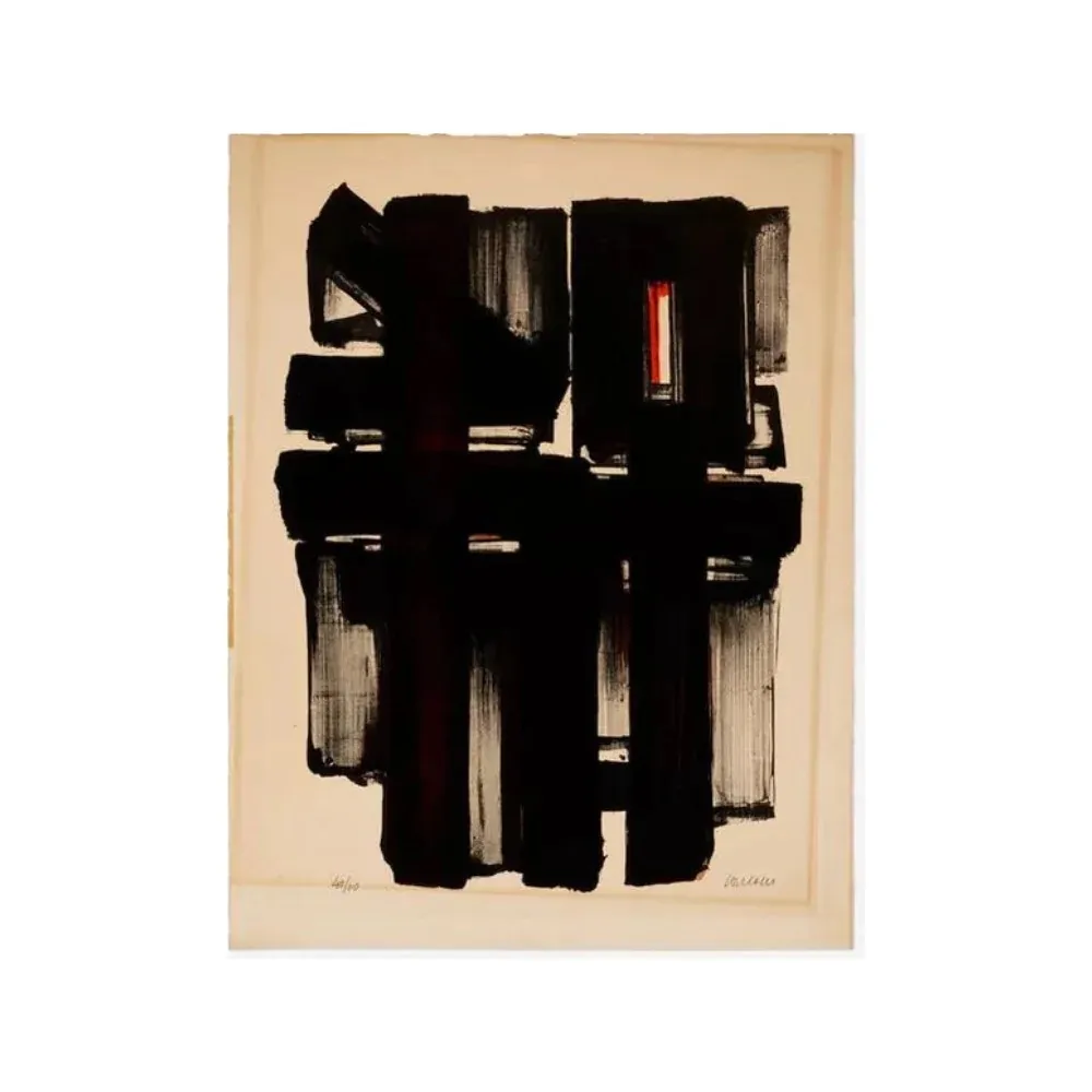 Lithografie Soulages - Lithographie No. 2, 1957
