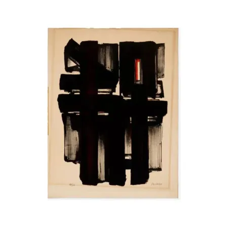 Lithografie Soulages - Lithographie No. 2, 1957