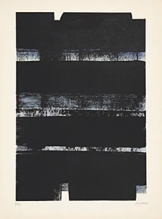 Lithografie Soulages - Lithographie No. 32a