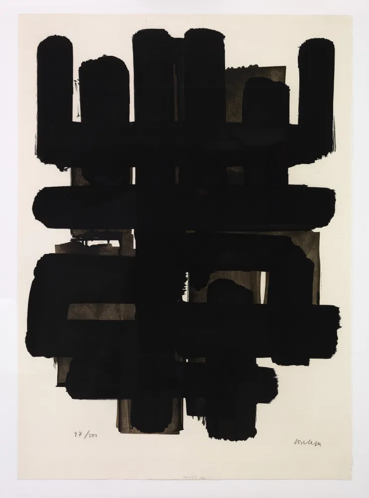Lithografie Soulages - Lithographie originale 3