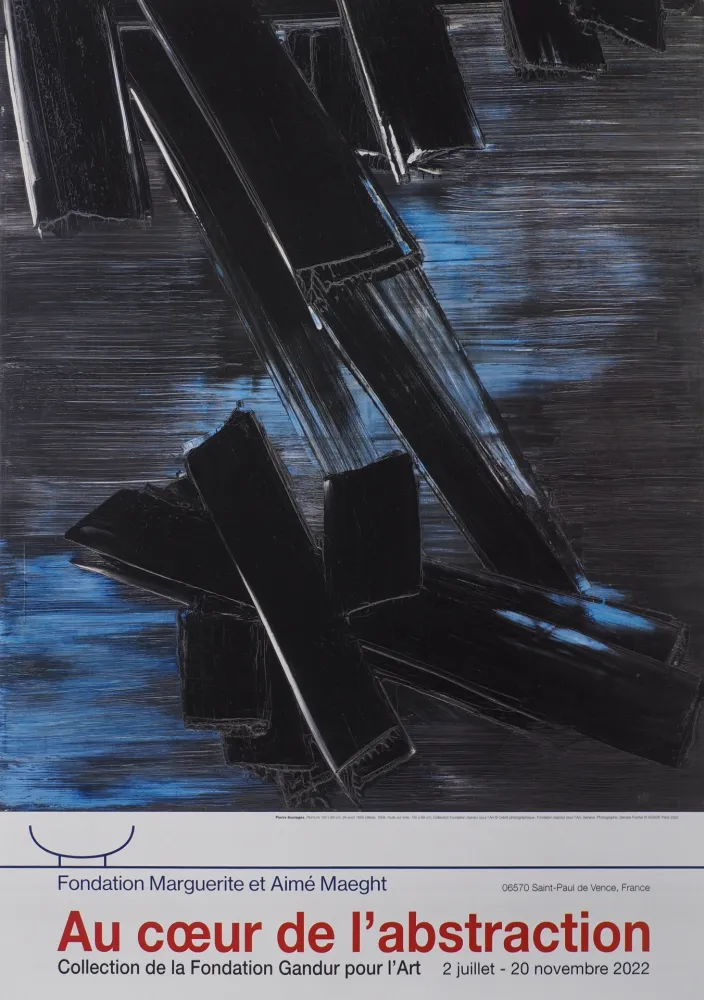 Geïllustreerd Boek Soulages - Peinture 24 août 1958
