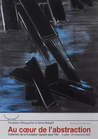 Geïllustreerd Boek Soulages - Peinture 24 août 1958