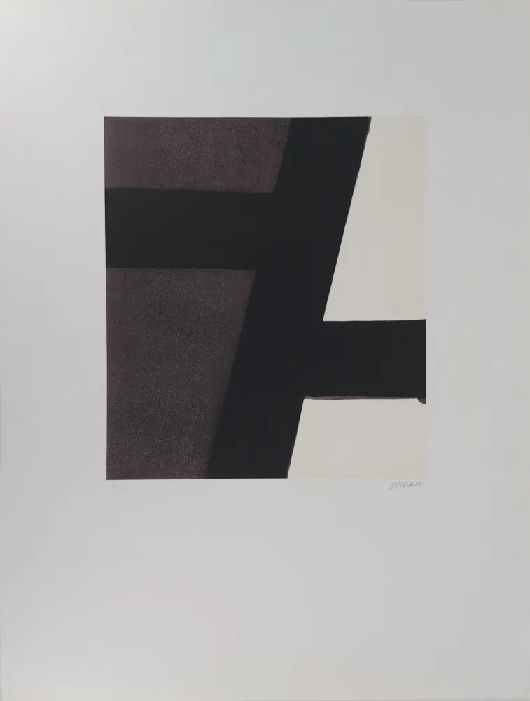 Zeefdruk Soulages - Sérigraphie n° 21