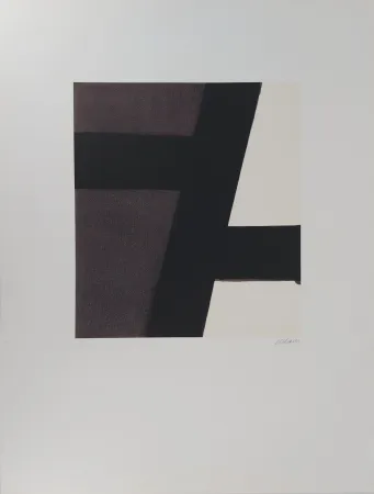 Zeefdruk Soulages - Sérigraphie n° 21