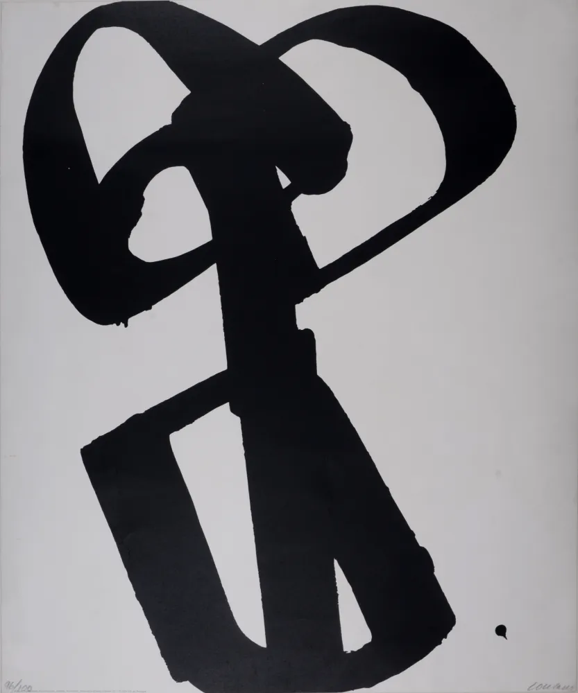 Zeefdruk Soulages - Sérigraphie n°1 – 1973