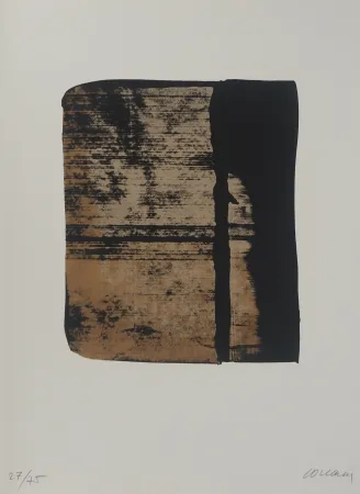 Zeefdruk Soulages - Sérigraphie n°11