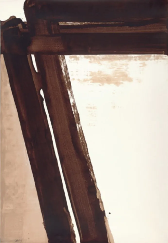 Zeefdruk Soulages - Sérigraphie n°15