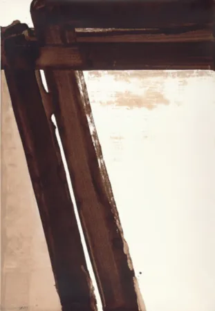 Zeefdruk Soulages - Sérigraphie n°15