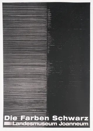 Zeefdruk Soulages - Sérigraphie n°25