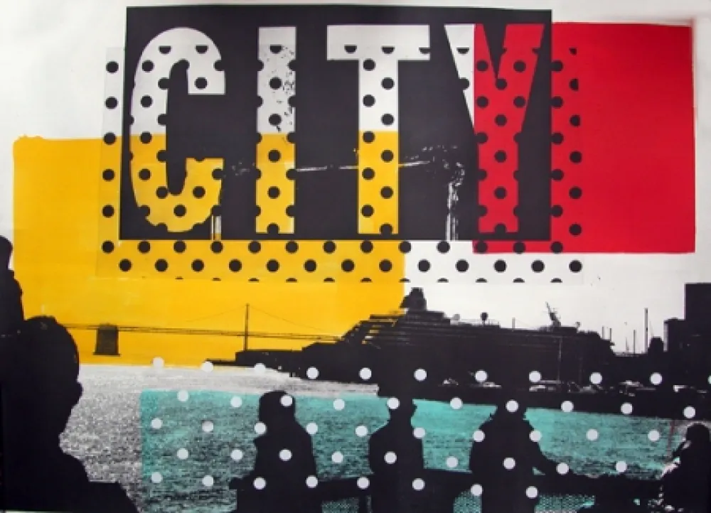Lithografie Soulie - CITY Lithographie de Tony SOULIE