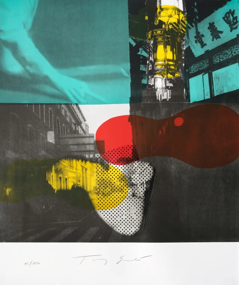 Lithografie Soulie - Shanghai Nocturne