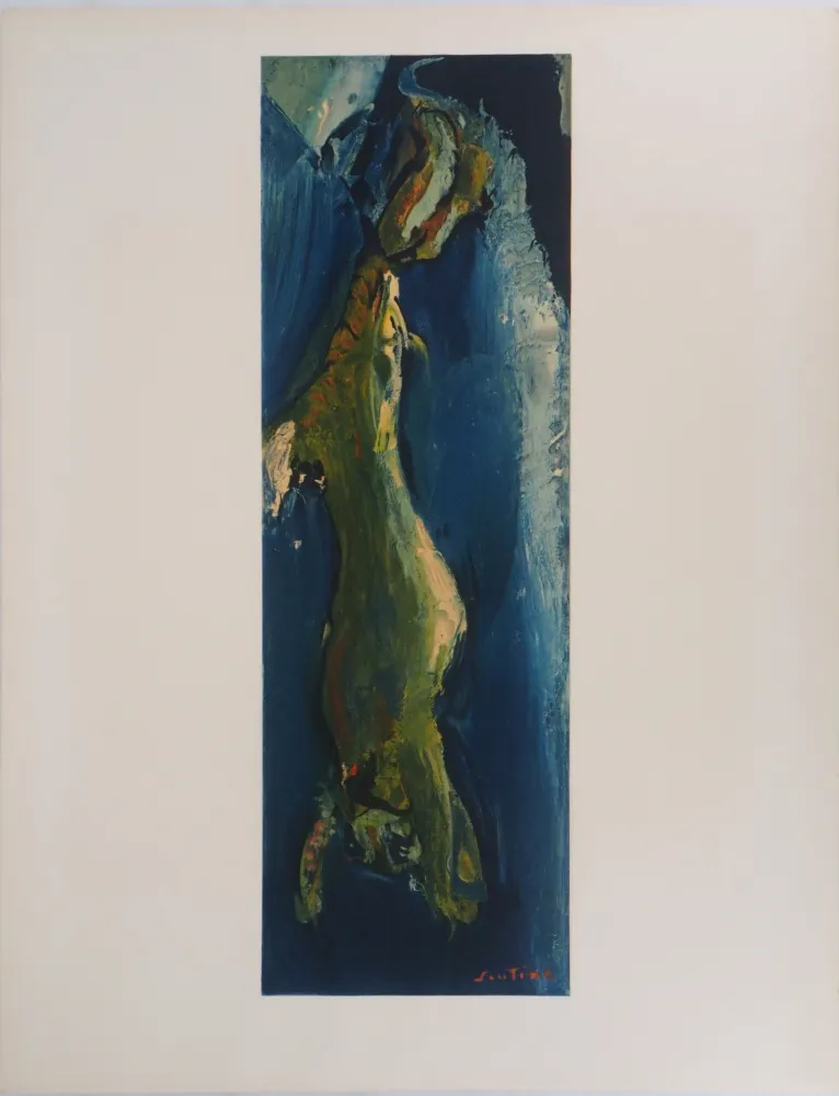 Lithografie Soutine - Lièvre pendu