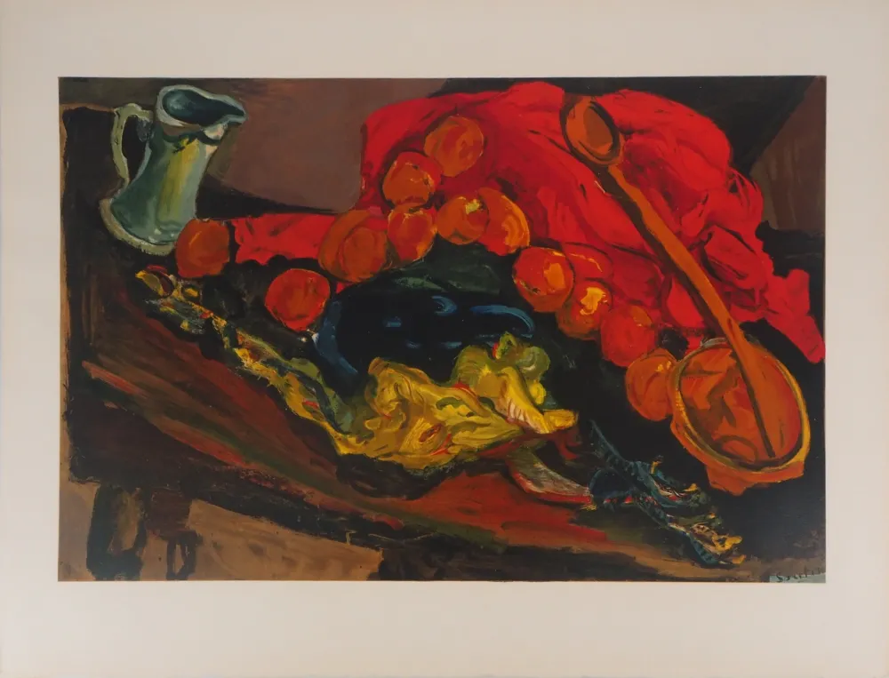 Lithografie Soutine - Nature morte à la dinde