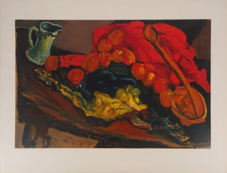 Lithografie Soutine - Nature morte à la dinde