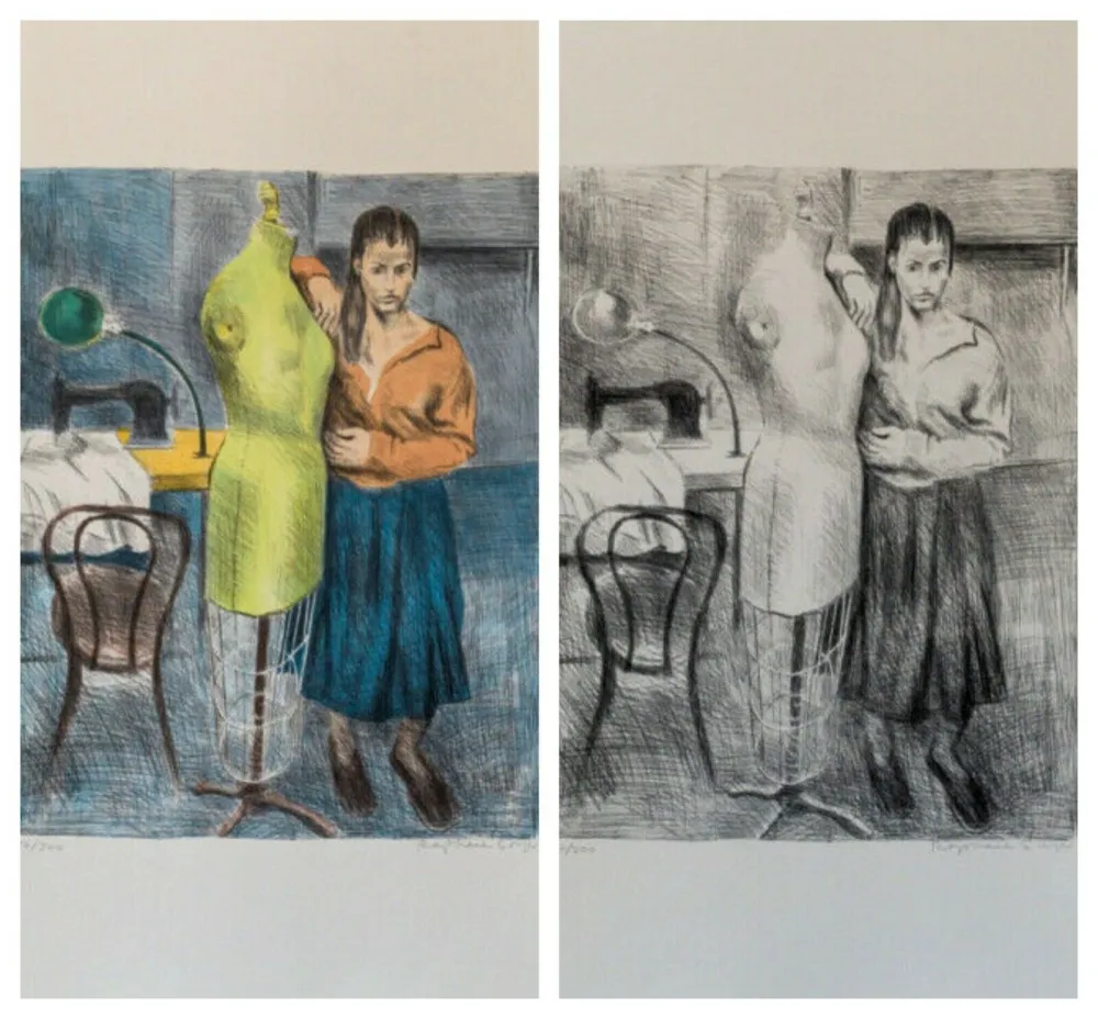 Lithografie Soyer - Seamstress 1 Portfolio