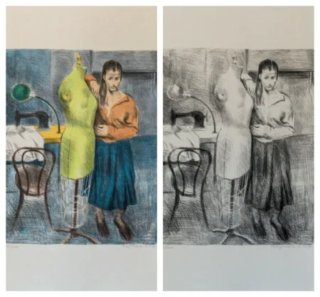 Lithografie Soyer - Seamstress 1 Portfolio