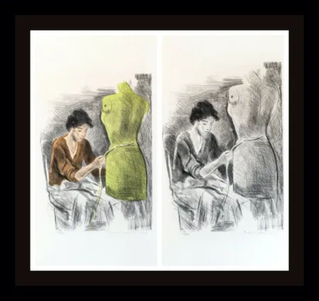 Lithografie Soyer - Seamstress II Portfolio