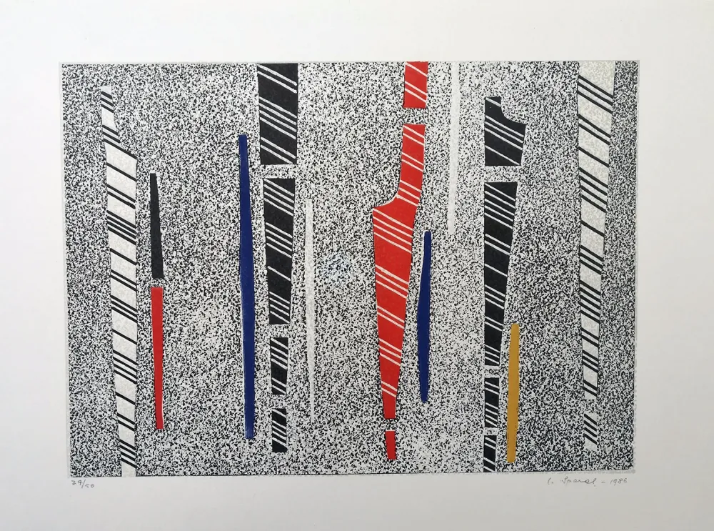 Houtsnede Spacal - Spazio magico