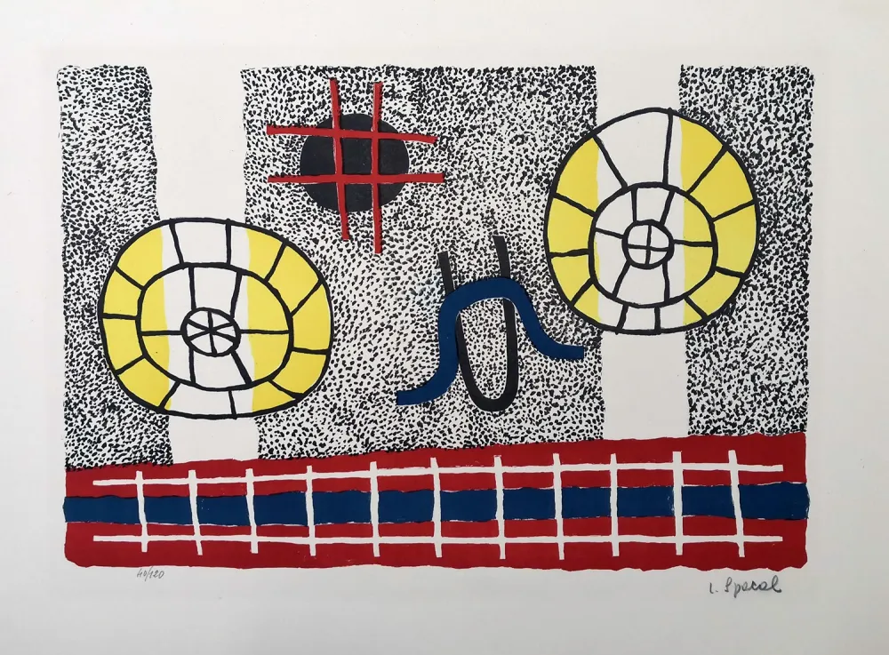 Lithografie Spacal - Stalla carsica