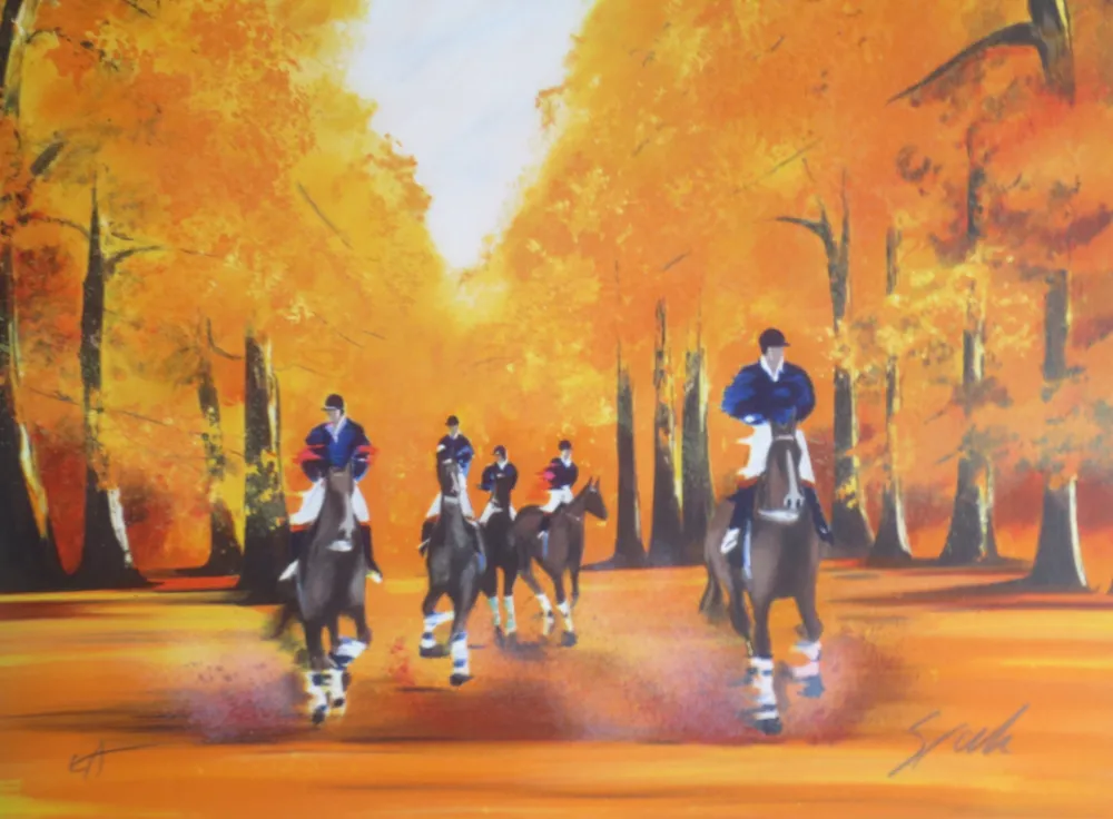 Lithografie Spahn - 4 saisons album