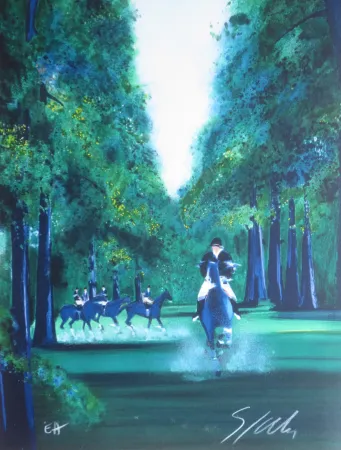 Lithografie Spahn - 4 saisons album