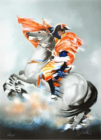 Lithografie Spahn - Bonaparte