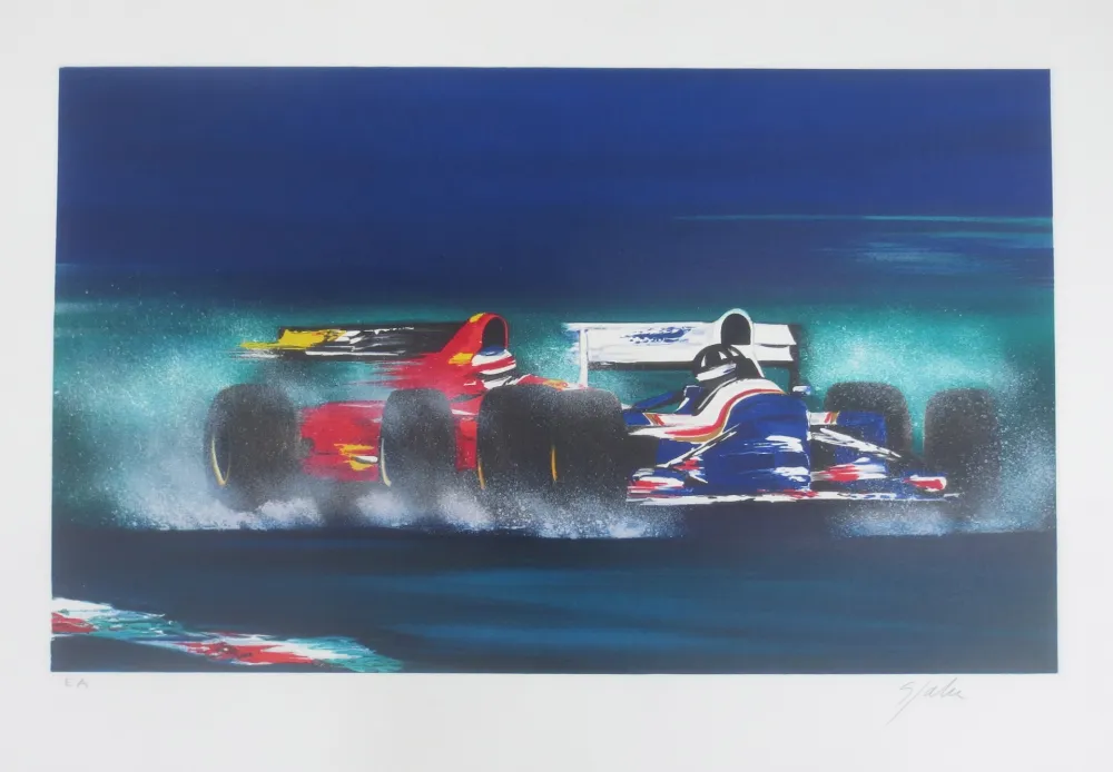 Lithografie Spahn - Formule I