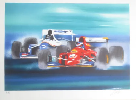 Lithografie Spahn - Formule I