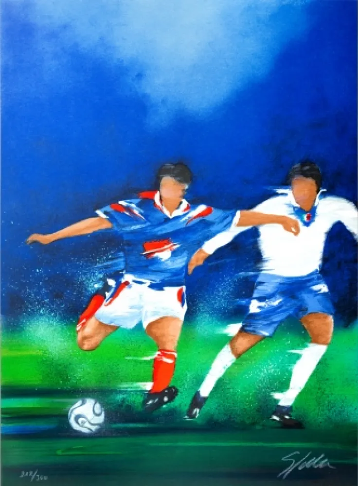 Lithografie Spahn - France '98