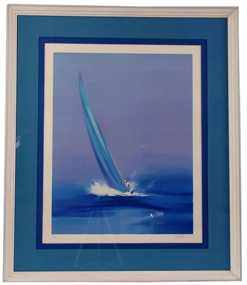 Lithografie Spahn - Voile mauve