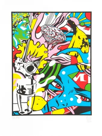 Lithografie Speedy Graphito - Diamond Dream
