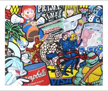 Lithografie Speedy Graphito - Prime time