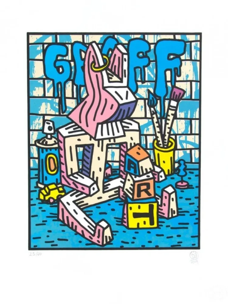 Lithografie Speedy Graphito - TOTO / Fils Lapinture