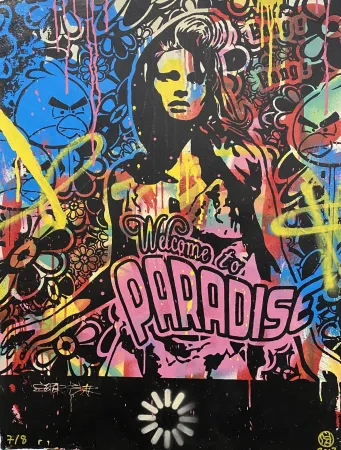Zeefdruk Speedy Graphito - Welcome to Paradise